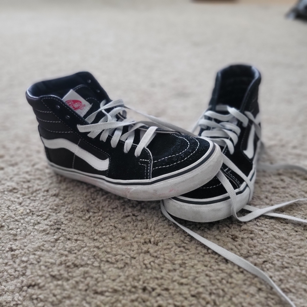 Black high top vans